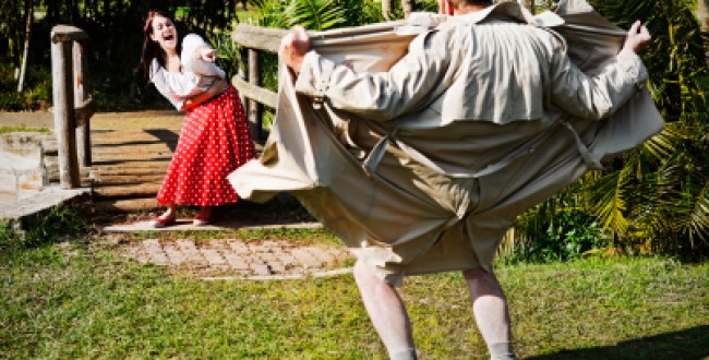 Laughing at Flasher