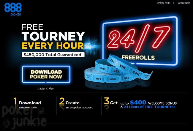 Free Online Poker Games at 888poker – Get Free bonus Now!