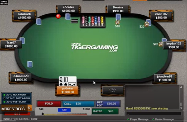 Tiger gaming poker hotsell